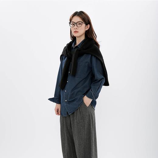 新热卖！【百搭牛仔衬衫】春秋款 男女同款 休闲时尚 舒适百搭 商品图3