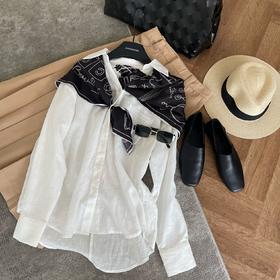 掌握搭配氛围感的神〰️【印花丝巾】一条丝巾多种用法👗从头到脚为穿搭增色✨一条丝巾就能完美胜任