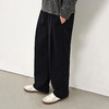 714street潮流百搭男士裤子2025秋季新款直筒裤宽松打褶毛圈卫裤 商品缩略图0