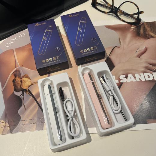化妆师和博主推荐💅【新品闪美Shrmeil电动修眉刀】立体圆弧刀头360°全方位无死角快速修眉 商品图1
