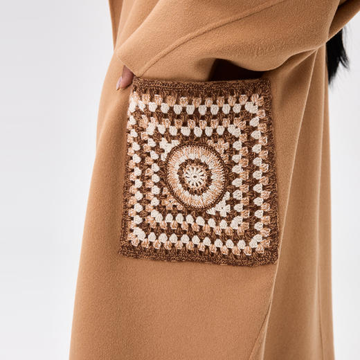 羊绒藏式大衣  SJF97W360N 商品图9