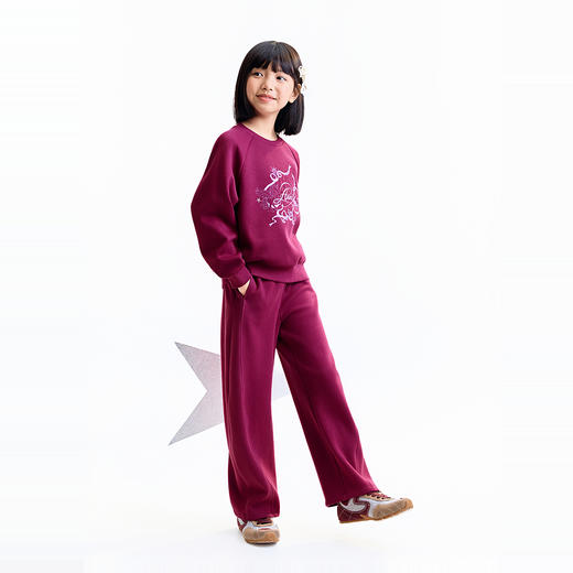 【实体店同款】女童全腰针织裤秋季新款安奈儿童装AG536169 商品图5