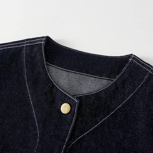 棉花堂防褪色V领软牛仔童装外套——FA52034 商品图8