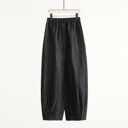 丁摩 【拽姐裤】一条搭遍衣柜 重磅桑蚕丝香云纱龟裂纹老料阔腿裤长裤5ZF-231794 商品图1