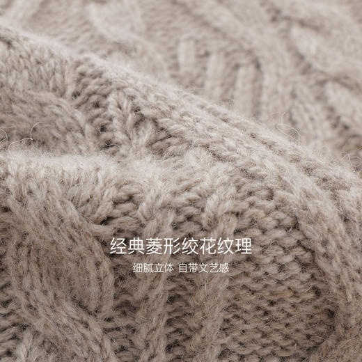 马克珍妮男女童复古文艺绵羊毛针织马甲2025年秋冬新款551810 商品图4