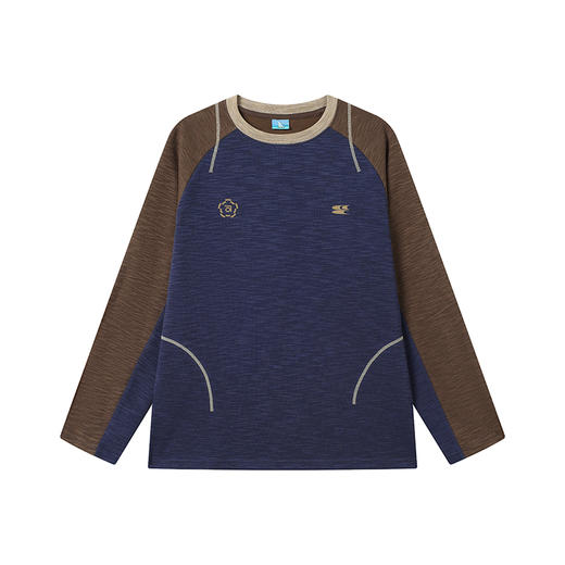 CryingCenter 糯感竹节棉撞色运动线条长袖 哭喊中心 商品图5