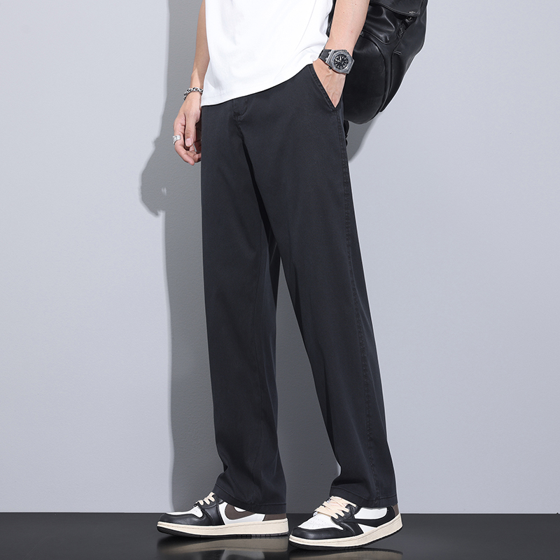 名派男士莱赛尔天丝休闲裤