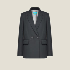 G2000女装FW25商场新款【防紫外线/防透视/配送领巾】通勤西服56211085