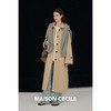MAISON CECILE 亚麻肌理感翻领立体直身廓形百搭长款风衣 商品缩略图4
