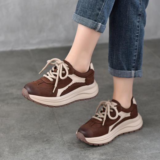 TN T6789-39运动休闲鞋低帮轻便厚底系带单鞋 商品图1