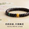 沉水级奇楠沉香手串 直切珠型 搭配蜜蜡 绿松石 增添腕间雅韵 商品缩略图3