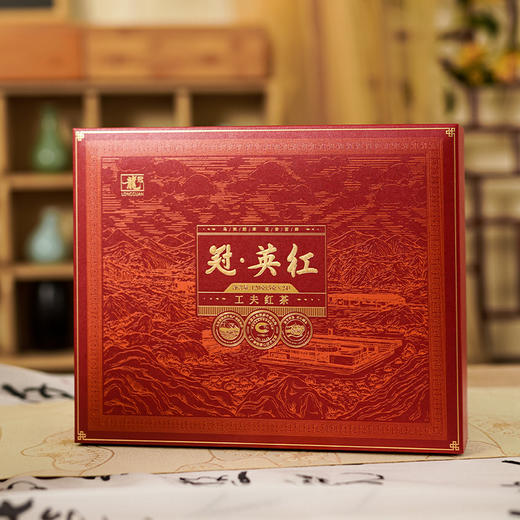 2025新茶·龙冠甄选【冠·英红-工夫红茶】礼盒 5g*24袋 商品图1
