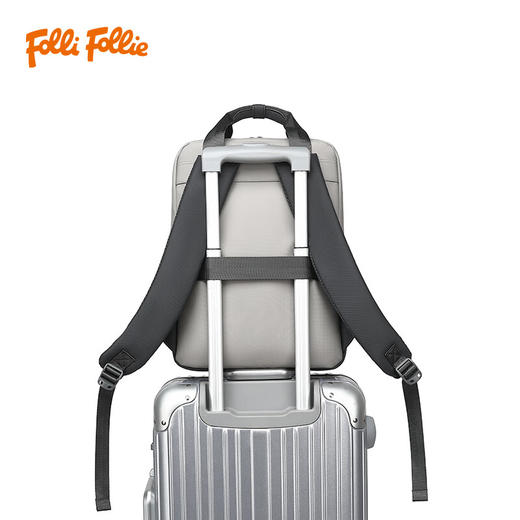 FolliFollie商务简约修身双肩包FF-D002A 商品图3