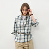 714street复古渐变格子衬衫男2025秋季宽松纯棉情侣长袖衬衣外套 商品缩略图1