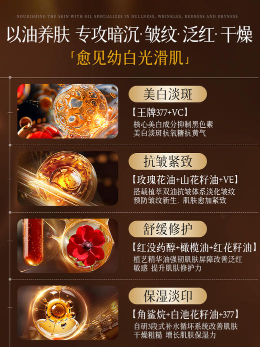 【美白抗初老 素颜好气色】透真MERCILEN美白祛斑精华油50ml 商品图1