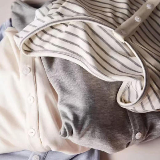 馥迦柔软舒适亨利领天丝羊毛T恤 商品图8