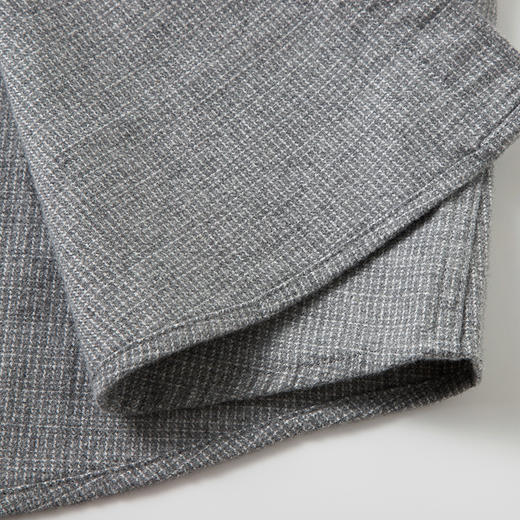 【全棉】罗蒙秋冬长袖衬衫男士纯棉保暖舒适易打理简约领尖小扣时尚衬衣 商品图9