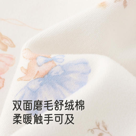 英氏【舒绒棉】新生婴儿儿衣服春秋保暖舒绒棉秋冬连体衣小月龄宝宝秋季爬服 商品图1