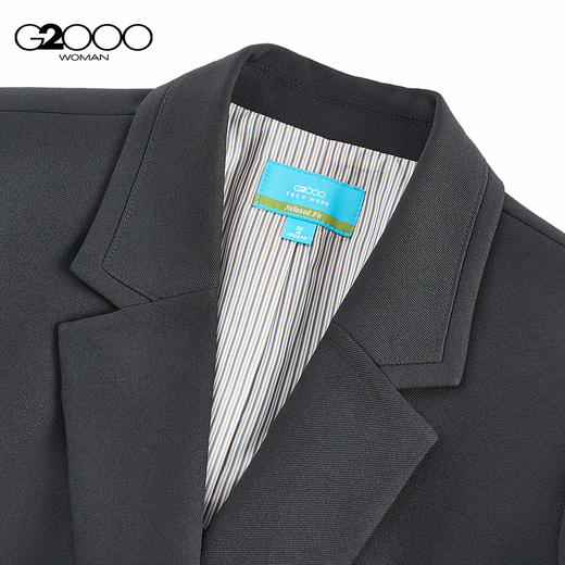 G2000女装FW25商场新款【防紫外线/防透视/配送领巾】通勤西服56211085 商品图2