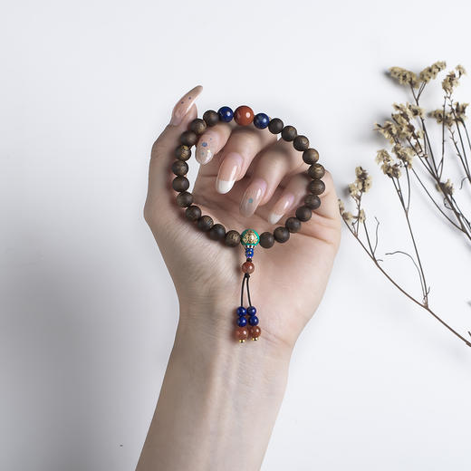 xy0567沉香+南红青金石手持手串 商品图8