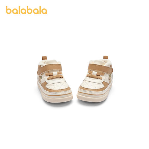 巴拉巴拉童鞋儿童学步鞋婴儿鞋男宝宝板鞋加绒春秋鞋子防滑舒适潮 商品图4