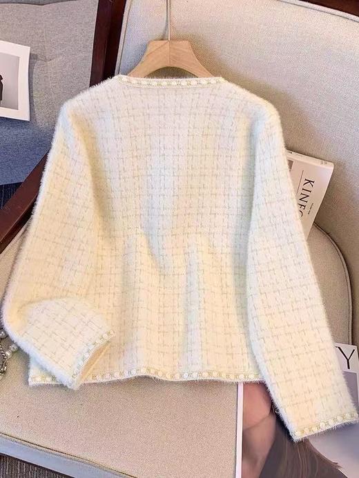 【孤品捡漏】G37针织开衫仿水貂小香风开衫外套-喜出 商品图1