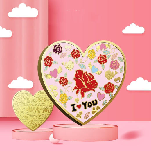 七夕宠粉！浪漫心形纪念章！9.9抢！ 商品图3