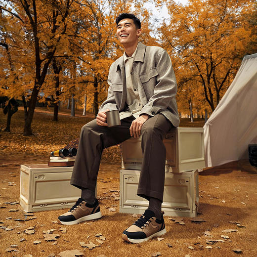 Pansy盼喜日本男鞋轻便舒适透气百搭休闲运动鞋HDN1121 商品图1