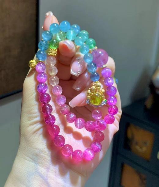 14.5mm碧玺手串 商品图0