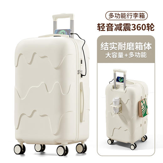 【大容量雪糕行李箱】28寸结实耐用加厚 20寸24密码旅行拉杆皮箱子 国庆假期出游  商品图5