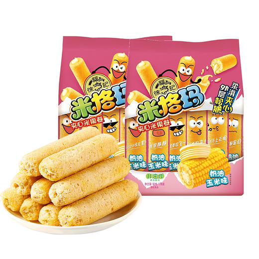 徐福记米果卷奶油玉米味178G*2袋 商品图0