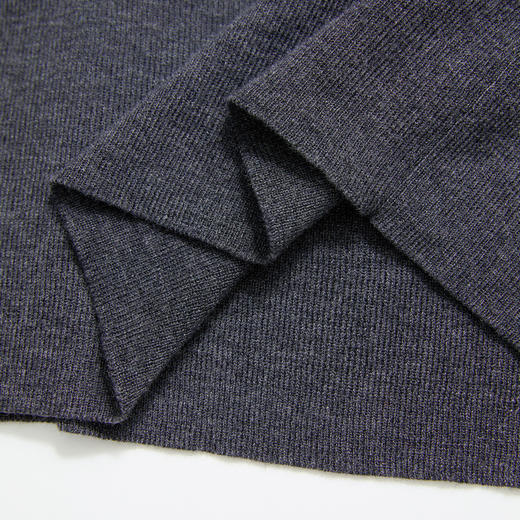 西遇法式荡领气质长袖针织T恤女秋季抽褶收腰显瘦内搭打底衫V2751162 商品图5