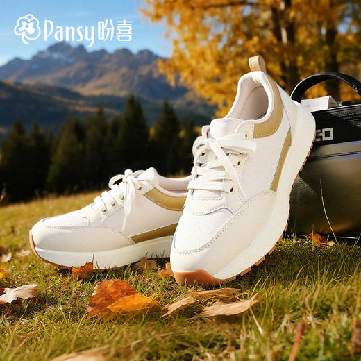 Pansy盼喜日本女鞋轻便舒适透气百搭休闲运动鞋HD4268 商品图1