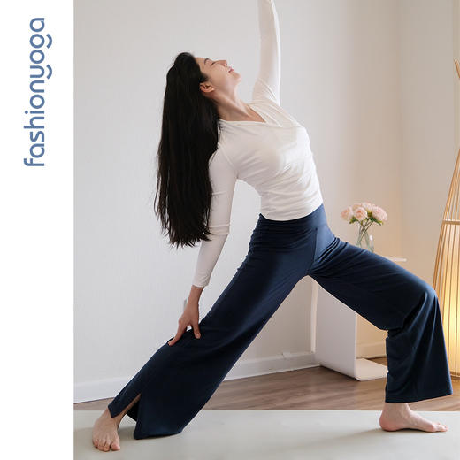 F15957 醋酸羊毛阔腿 禅逸休闲长裤 商品图8