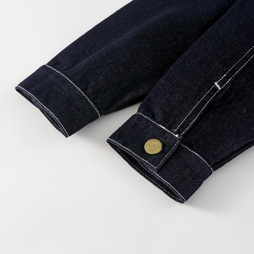 棉花堂防褪色V领软牛仔童装外套——FA52034 商品图10