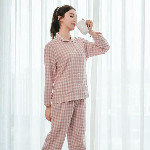 【便宜一半还多！无印良品同款纯棉家居服！】男女款法兰绒睡衣 家居服纯棉25年秋季套装 无侧缝法兰绒毛 舒适透气 高级质感 商品图5