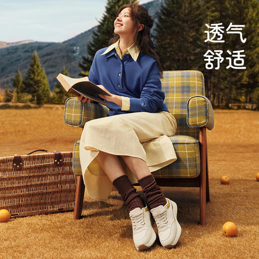 Pansy盼喜日本女鞋轻便舒适透气百搭休闲运动鞋HD4268 商品图2