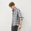 714street复古渐变格子衬衫男2025秋季宽松纯棉情侣长袖衬衣外套 商品缩略图0