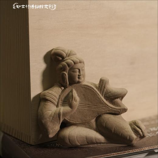 云冈石窟流失海外文物琵琶乐伎飞天陶瓷冰箱贴浮雕立体磁吸摆件 商品图4