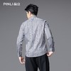 PINLI品立2025秋季新款男士修身商务格子长袖衬衫打底休闲衬衣潮GD253113055 商品缩略图3