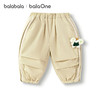 巴拉巴拉balaOne宝宝长裤加绒保暖伞兵裤女童男童装2025新款冬装 商品缩略图4