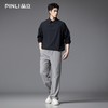 PINLI品立2025秋季新款设计感拼接休闲裤潮牌弹力户外直筒长裤男GD253117073 商品缩略图3