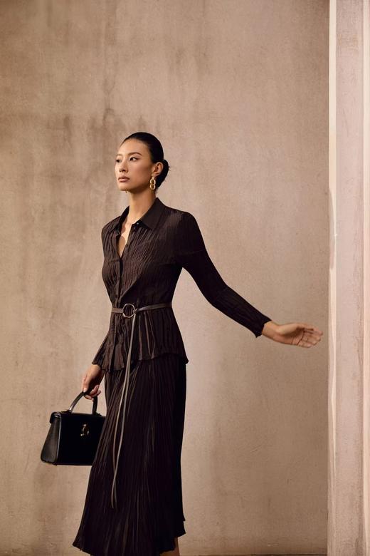 设计师系列褶皱套装衬衣 商品图3