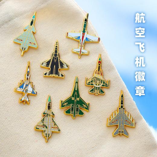 大国空军·航空战斗机冰箱贴80周年阅兵国庆飞机国潮冰箱贴徽章两用航展航空航天 商品图5