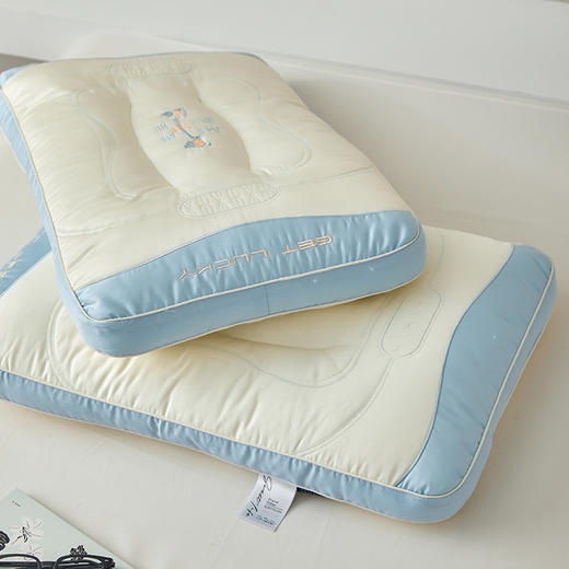 儿童学生壹举高粽护颈按摩枕芯枕头 商品图12