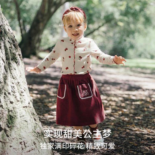 【宝宝服饰】嫚熙童装儿童长袖T恤秋季女宝羊毛长袖衬衫 商品图3