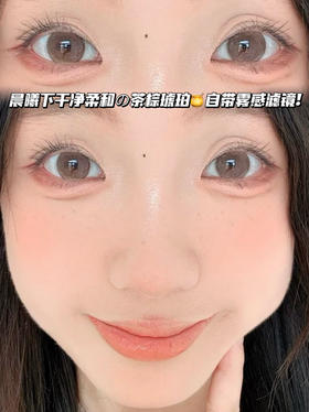 Umi柔焦茶棕琥珀「含硅水凝胶」半年抛型