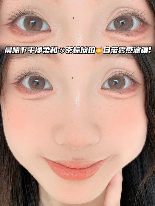 Umi柔焦茶棕琥珀「含硅水凝胶」半年抛型 商品图0