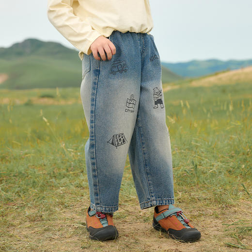 棉花堂山系复古潮趣童装牛仔裤——FA52126YX 商品图6