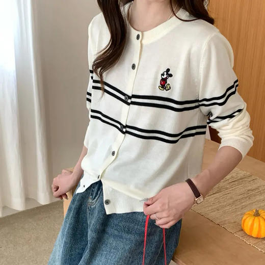 秋季穿搭短款羊毛针织衫外搭开衫薄款上衣  YX-11362135 商品图1